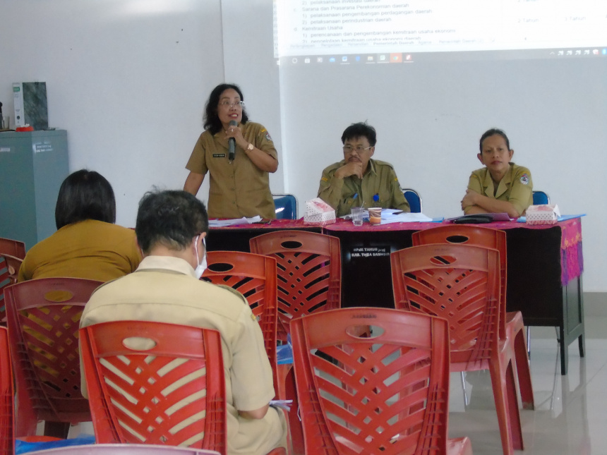 Rapat Penyusunan Rancangan Peraturan Bupati Toba tentang jadwal Retensi Arsip Fasilitatif dan Substantif di Lingkungan Pemerintah Kabupaten Toba Tahun Anggaran 2023 di Bidang Kearsipan Daerah Kabupaten Toba