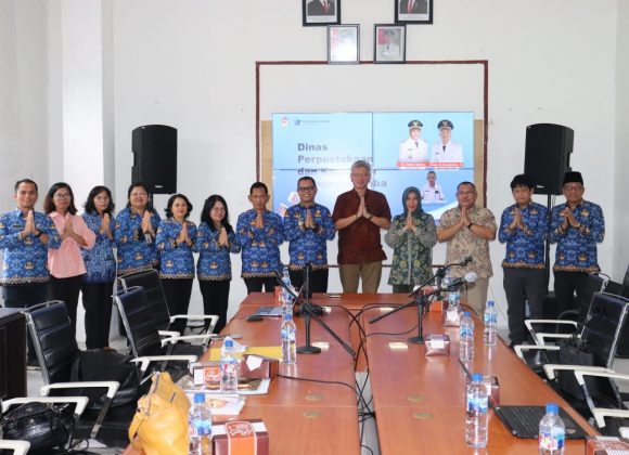 Kunjungan BAPPENAS dan PERPUSNAS dalam hal Pemantauan dan Evaluasi Terpadu Pelaksanaan Program Pengembangan Perpustakaan