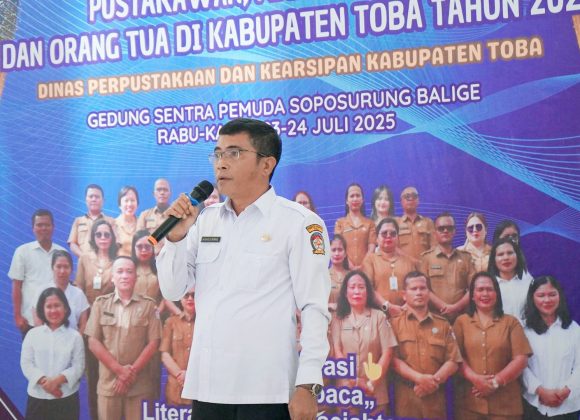 Bimbingan Teknis Membaca Nyaring Untuk Guru, Pustakawan, Pegiat Literasi Dan Orang Tua Di Kabupaten Toba Tahun 2025