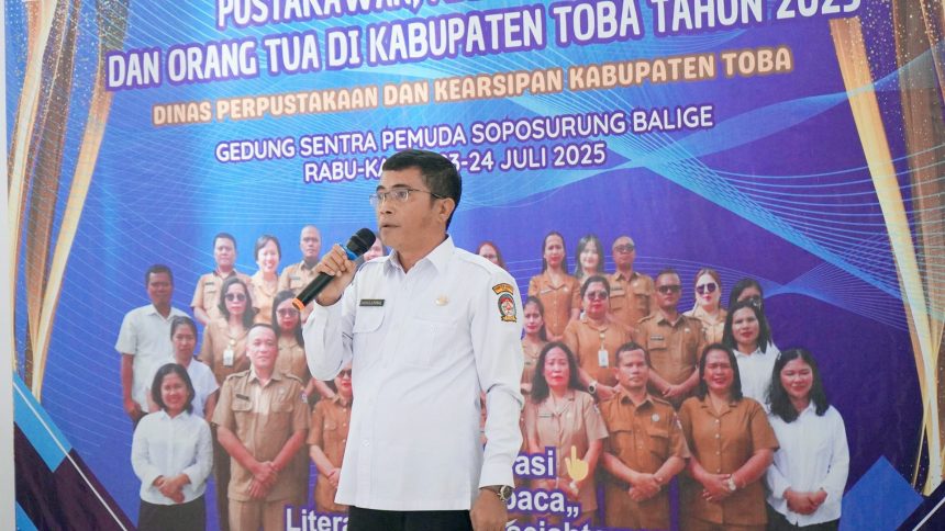 Bimbingan Teknis Membaca Nyaring Untuk Guru, Pustakawan, Pegiat Literasi Dan Orang Tua Di Kabupaten Toba Tahun 2025 Bimbingan Teknis Membaca Nyaring Untuk Guru, Pustakawan, Pegiat Literasi Dan Orang Tua Di Kabupaten Toba Tahun 2025
