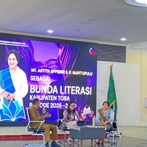 Pengukuhan Bunda Literasi Kabupaten Toba Periode 2025-2030