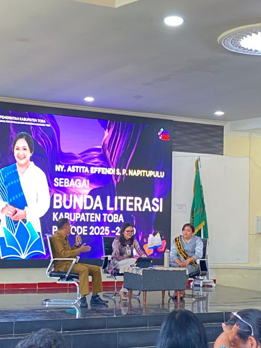 Pengukuhan Bunda Literasi Kabupaten Toba Periode 2025-2030