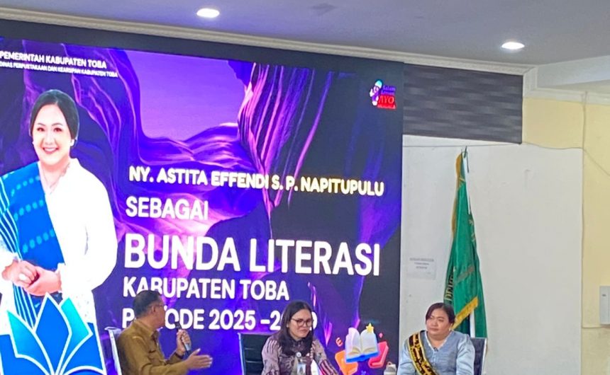 Pengukuhan Bunda Literasi Kabupaten Toba Periode 2025-2030