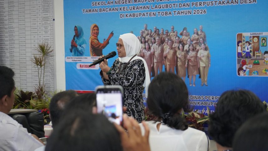 Sosialisasi dan Advokasi Akreditasi Perpustakaan  Tingkat SMP Sederajat Negeri Maupun Swasta, Perpustakaan Kelurahan dan Perpustakaan Desa se-Kabupaten Toba Tahun 2026