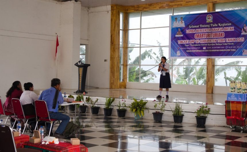 Lomba Bercerita Bahasa Batak (Marturiturian) Tingkat SMP se-Kabupaten Toba Tahun 2025 Lomba Bercerita Bahasa Batak (Marturiturian) Tingkat SMP se-Kabupaten Toba Tahun 2025